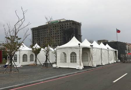 2018年、嘉義ランタンフェスティバル-鳳凰のテント